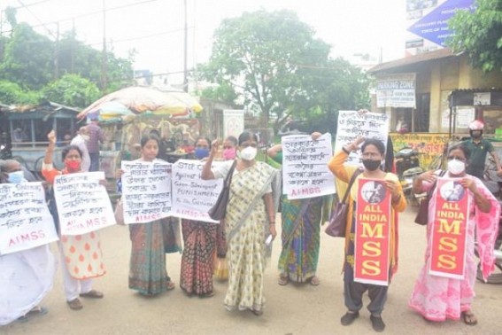 All India MSS protests against Fuel Price Hikes, Other Issues All India MSS protests against Fuel Price Hikes, Other Issues